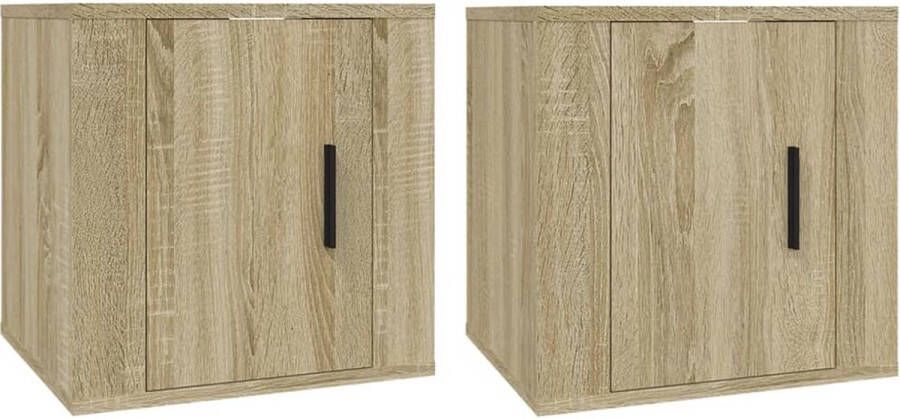 VidaXL -Tv-wandmeubels-2-st-40x34 5x40-cm-sonoma-eikenkleurig - Foto 4