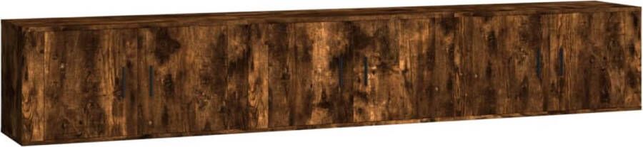 VidaXL -Tv-wandmeubels-3-st-80x34 5x40-cm-gerookt-eikenkleurig - Foto 2