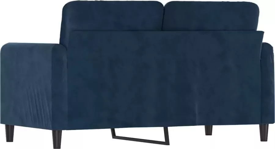 VidaXL Tweezitsbank 120 cm fluweel blauw - Foto 2
