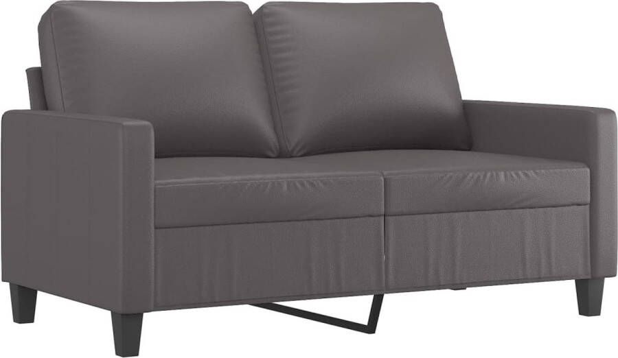 VidaXL -Tweezitsbank-120-cm-kunstleer-grijs - Foto 4