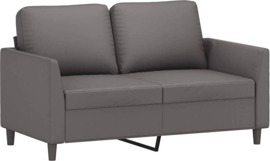 VidaXL -Tweezitsbank-120-cm-kunstleer-grijs - Foto 4