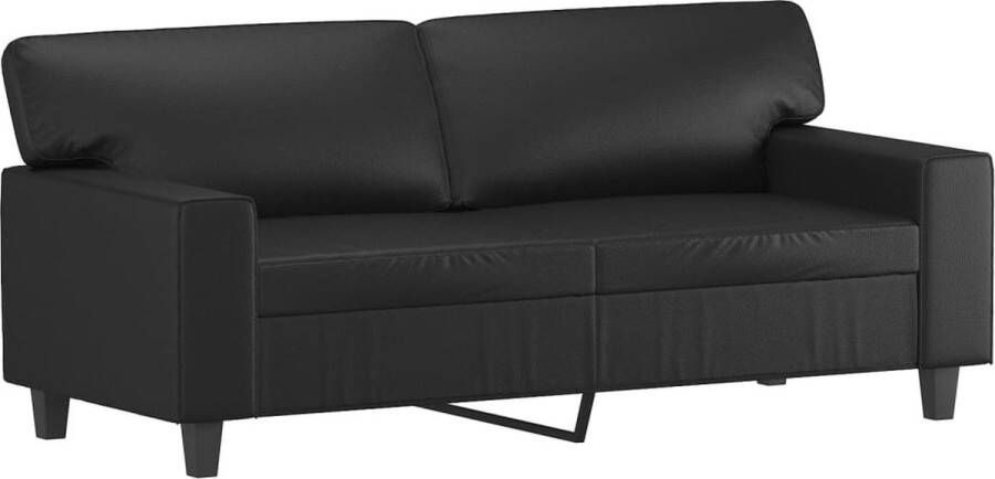 Vida XL Tweezitsbank 140 cm kunstleer zwart SKU: 359417 - Foto 2