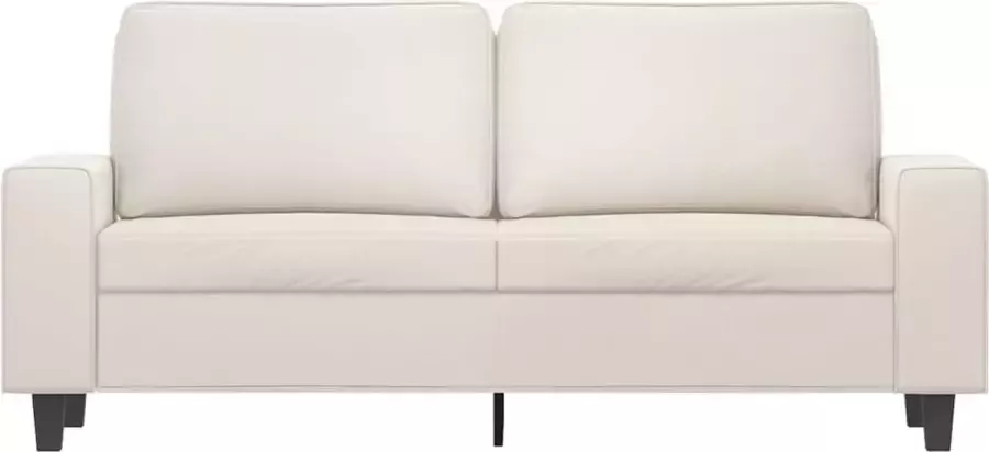 VidaXL Tweezitsbank 140 cm microvezelstof beige - Foto 2