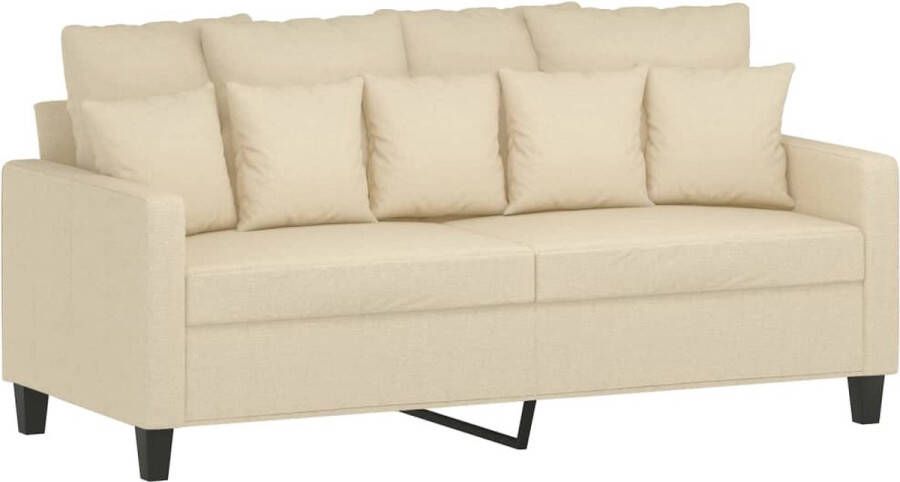 Vida XL vidaXL Tweezitsbank 140 cm stof crÃ¨mekleurig-VXL-359093 - Foto 12