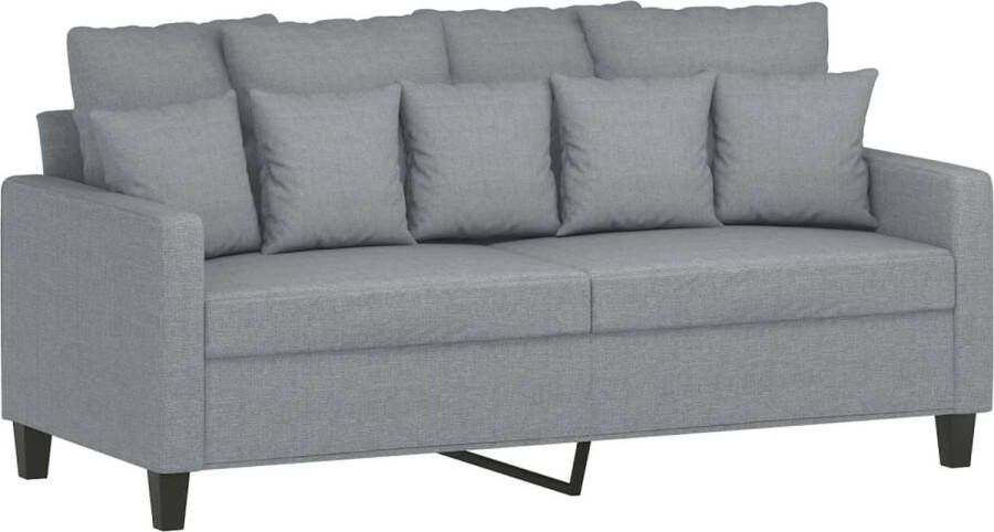 VidaXL -Tweezitsbank-140-cm-stof-lichtgrijs - Foto 3