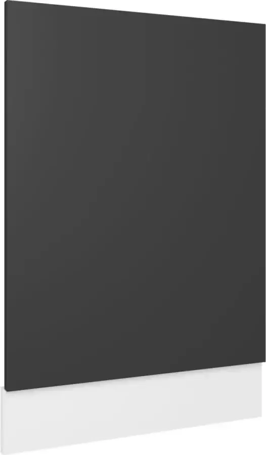 VidaXL -Vaatwasserpaneel-45x3x67-cm-spaanplaat-grijs - Foto 2