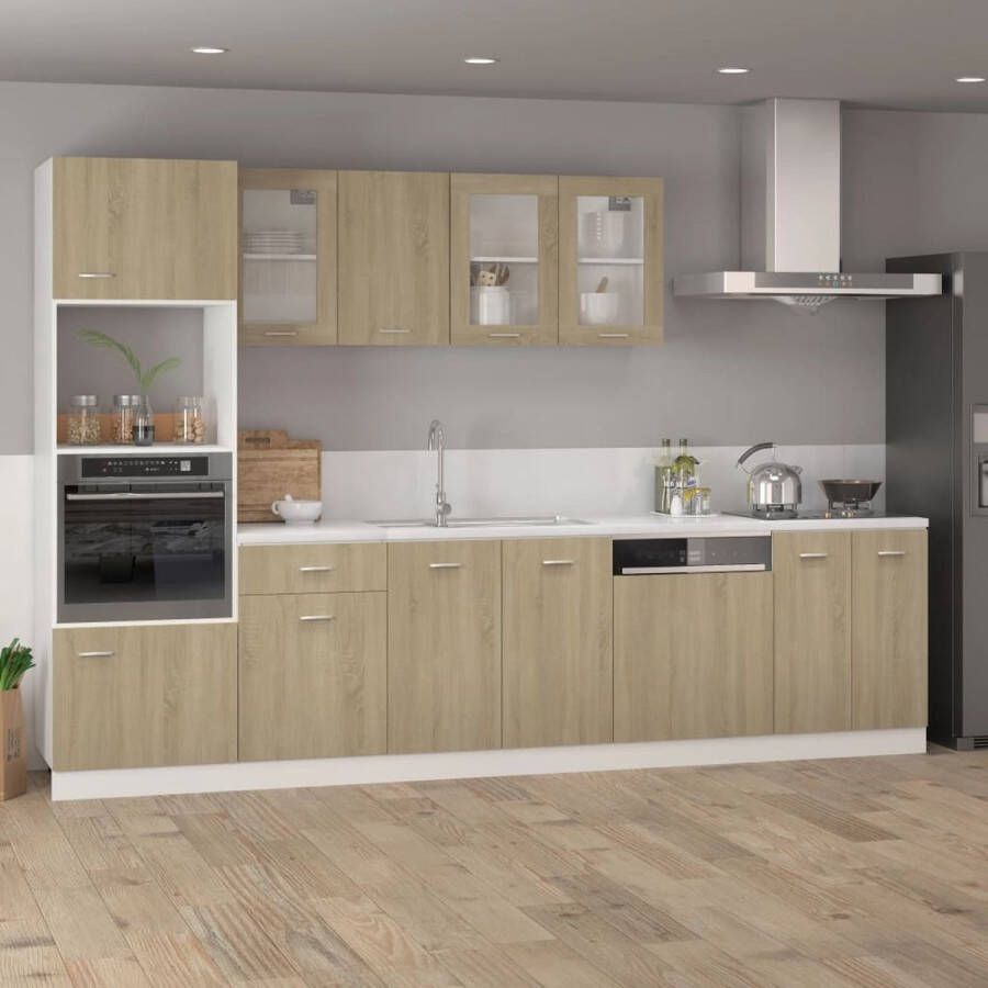 VidaXL -Vaatwasserpaneel-59 5x3x67-cm-spaanplaat-sonoma-eikenkleurig