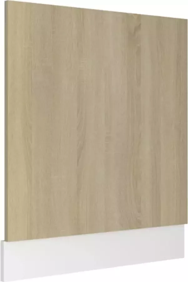 VidaXL -Vaatwasserpaneel-59 5x3x67-cm-spaanplaat-sonoma-eikenkleurig - Foto 4