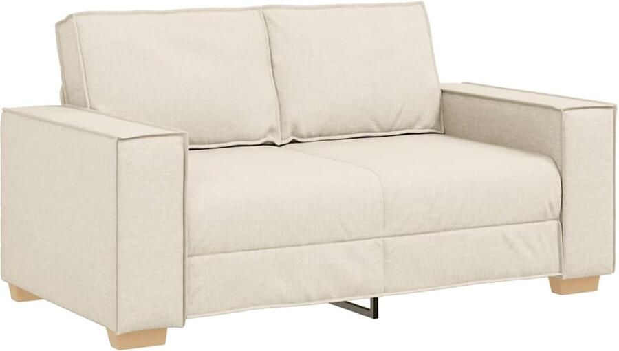 VidaXL 2-zitsbank Linnen 120 cm