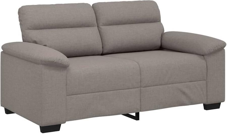 VidaXL 2-zitsbank Taupe 120 cm Stof