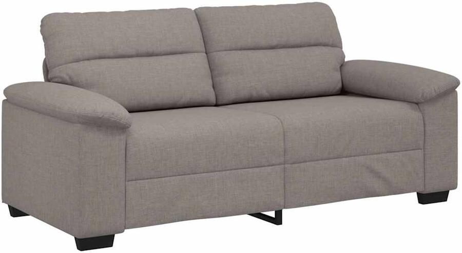 VidaXL 2-zitsbank Taupe 140 cm Stof