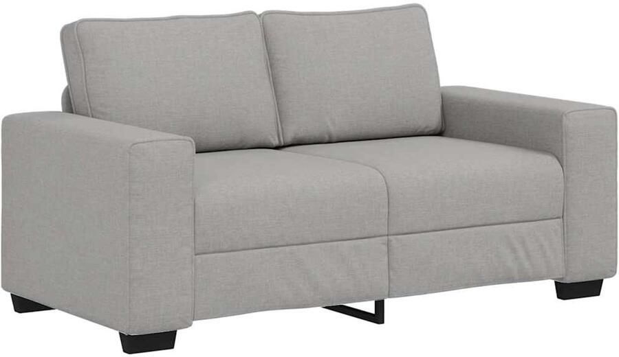 VidaXL 2-zitsbank Wolkengrijs 120 cm Stof