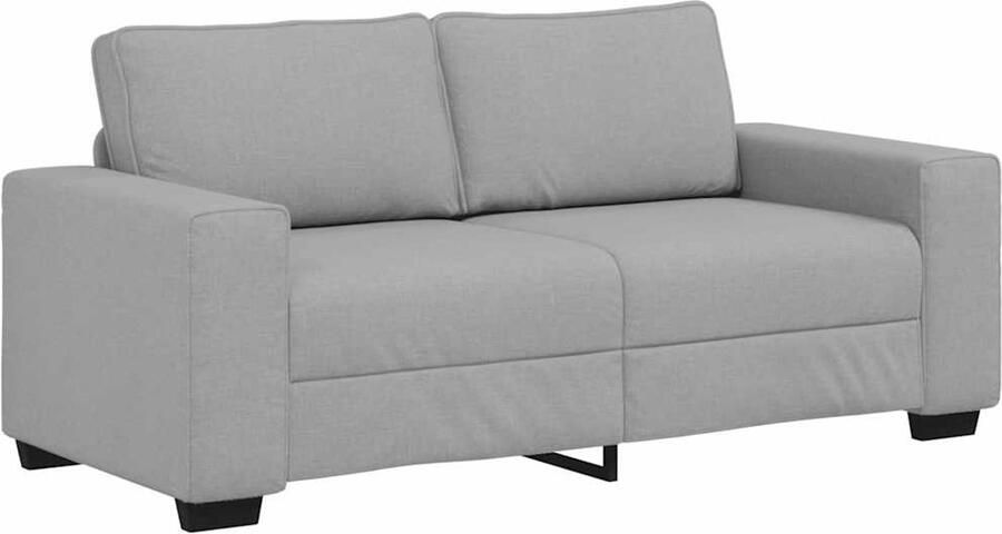 VidaXL 2-zitsbank Wolkengrijs 140 cm Stof