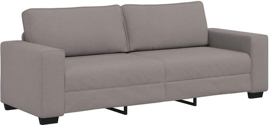 VidaXL 3-zitsbank Taupe 180 cm Stof