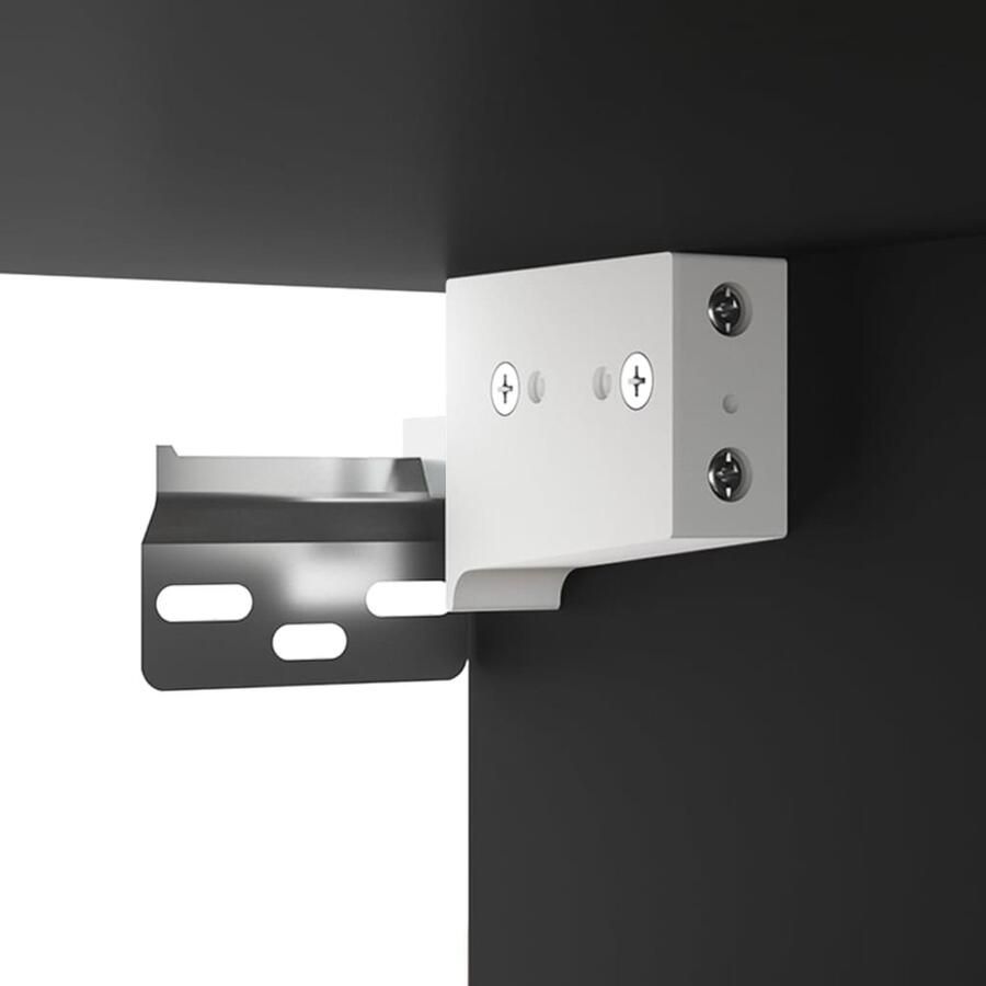 VidaXL -5-delige-Tv-meubelset-bewerkt-hout-zwart