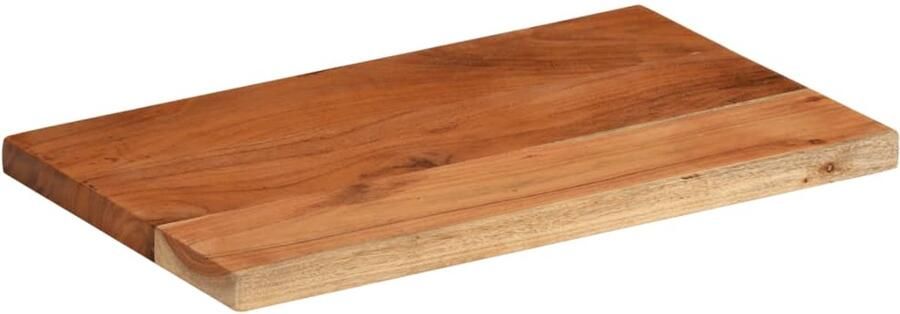 The Living Store Houten Tafelblad 50 x 20 x 3.8 cm Massief Acaciahout Houten Tafelblad Acacia Hout Tafel Blad Vervangen Rustic Design Bartafel