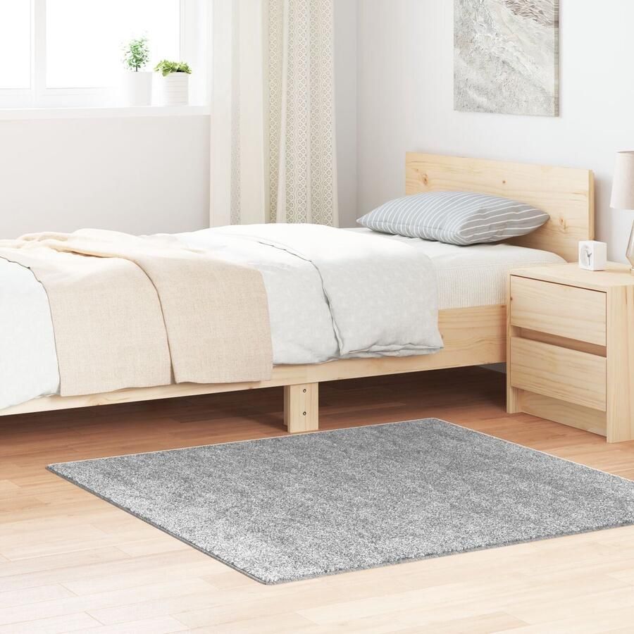 VidaXL Vloerkleed Grijs Polypropeen 120 x 120 cm Antislip Vloerkleed - Foto 2