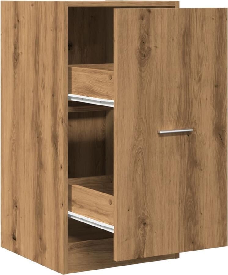 VidaXL Apothekerskast 40x41x77 5 cm bewerkt hout artisanaal eikenkleur
