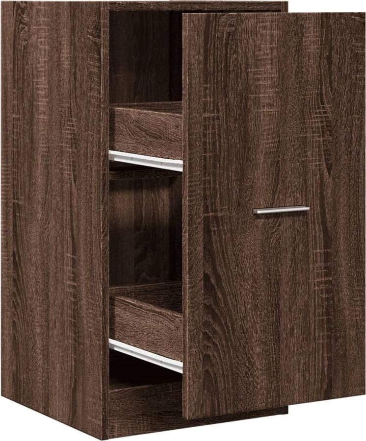 VidaXL Apothekerskast 40x41x77 5 cm bewerkt hout bruin eikenkleurig