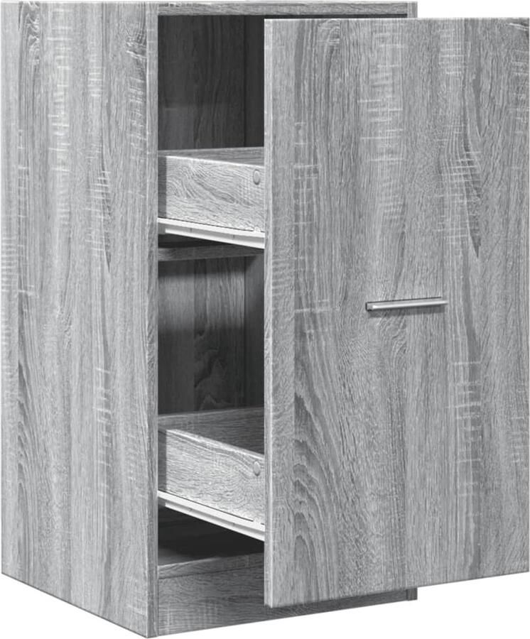 VidaXL Apothekerskast 40x41x77 5 cm bewerkt hout grijs sonoma eiken