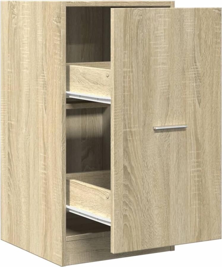 VidaXL Apothekerskast 40x41x77 5 cm bewerkt hout sonoma eikenkleurig