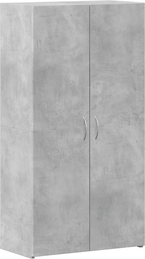 VidaXL -Archiefkast-60x32x115-cm-bewerkt-hout-betongrijs