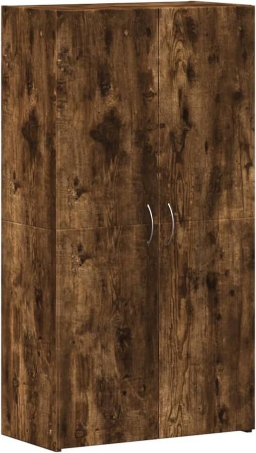 VidaXL -Archiefkast-60x32x115-cm-bewerkt-hout-gerookt-eikenkleurig