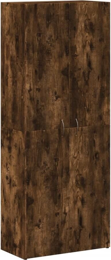 VidaXL Archiefkast 60x32x153 cm bewerkt hout gerookt eikenkleurig