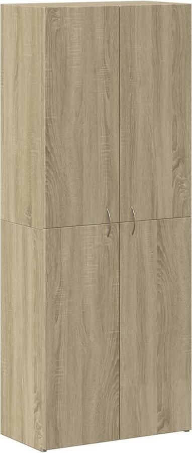 VidaXL Archiefkast 60x32x153 cm bewerkt hout sonoma eikenkleurig