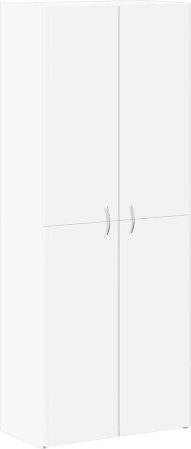 VidaXL Archiefkast 60x32x153 cm bewerkt hout wit