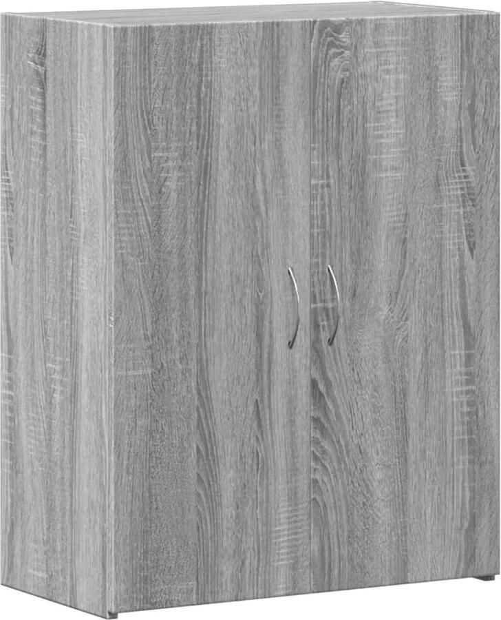 VidaXL -Archiefkast-60x32x77 5-cm-bewerkt-hout-grijs-sonoma-eiken