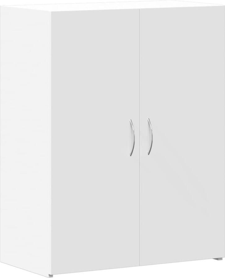 VidaXL -Archiefkast-60x32x77 5-cm-bewerkt-hout-wit