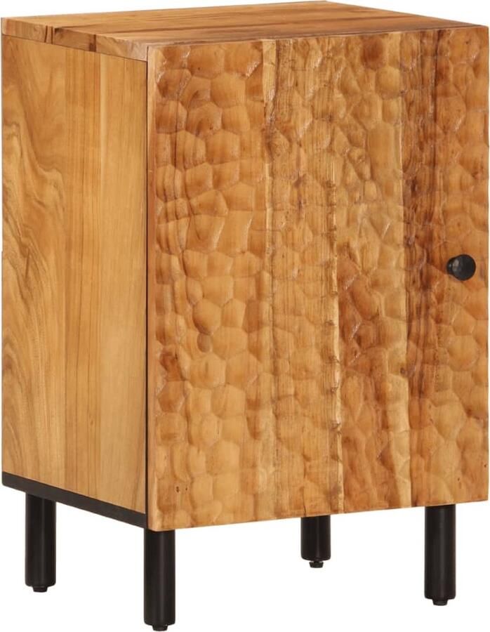 VidaXL Badkamerkast 38x33x58 cm massief acaciahout