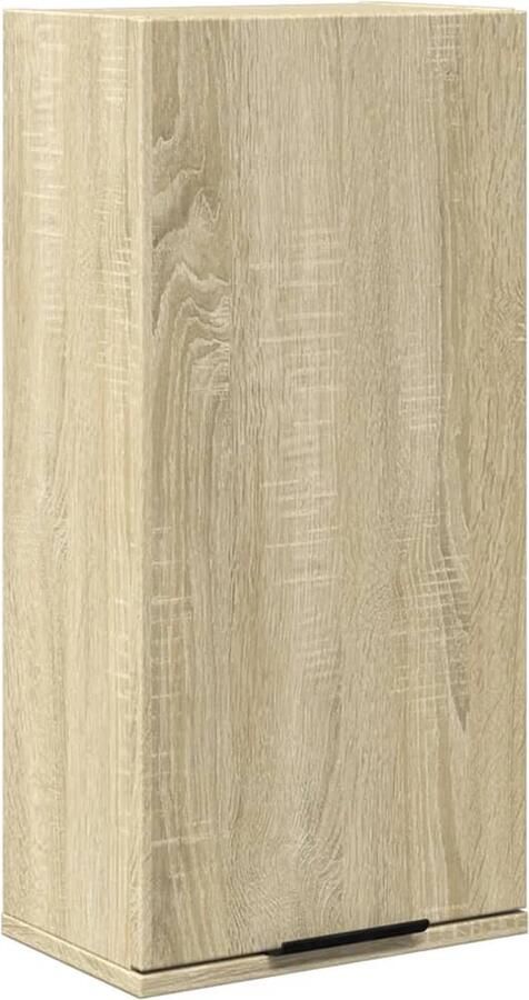 VidaXL Badkamerkast wandgemonteerd 32x20x67 cm sonoma eikenkleurig