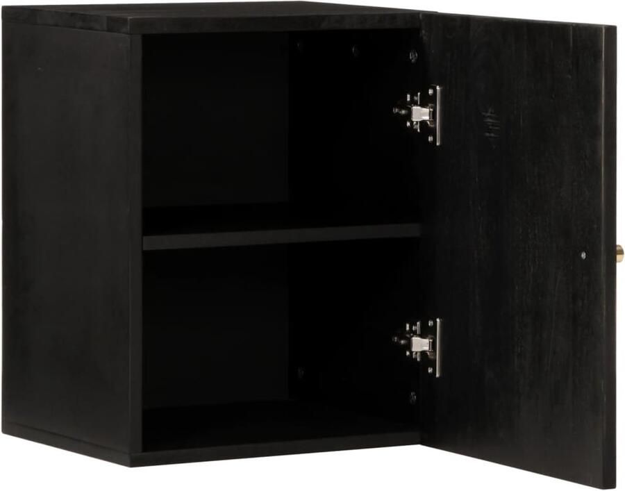 VidaXL Badkamerspiegel Badkamerkast Badkamerwandkast 38x33x48 cm massief mangohout Badkamermeubilair Mangohout Houten Kast - Foto 2