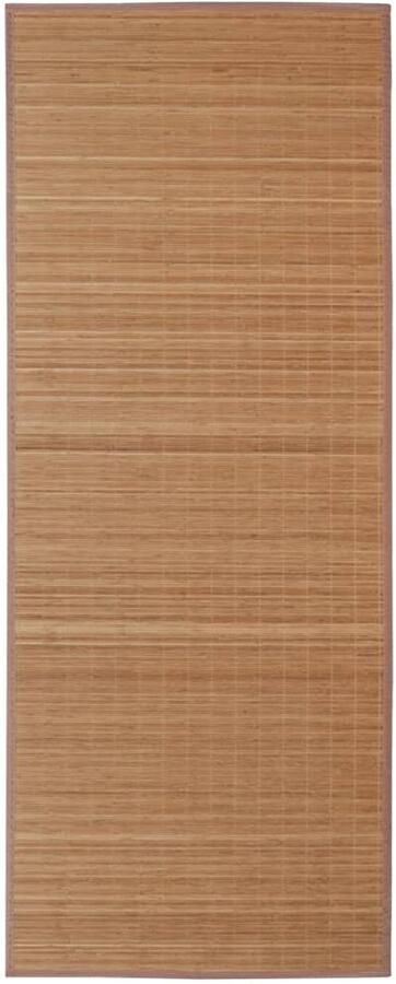 VidaXL Bamboe Tapijt 160x230 cm Bruin Bamboe Tapijt Vloerkleden Natuurtapijt Bruin Tapijt Livingroom Decor Kamerdecoratie