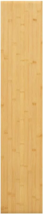 VidaXL Wandschap Bamboe 100x20x1 5 cm Wandplank Bamboewandplank Opbergplankje Woonaccessoires Rustic Style
