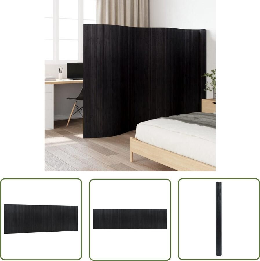 VidaXL Bamboescherm Kamerscherm Privacy Scherm Scheidingswand Interieurdecoratie