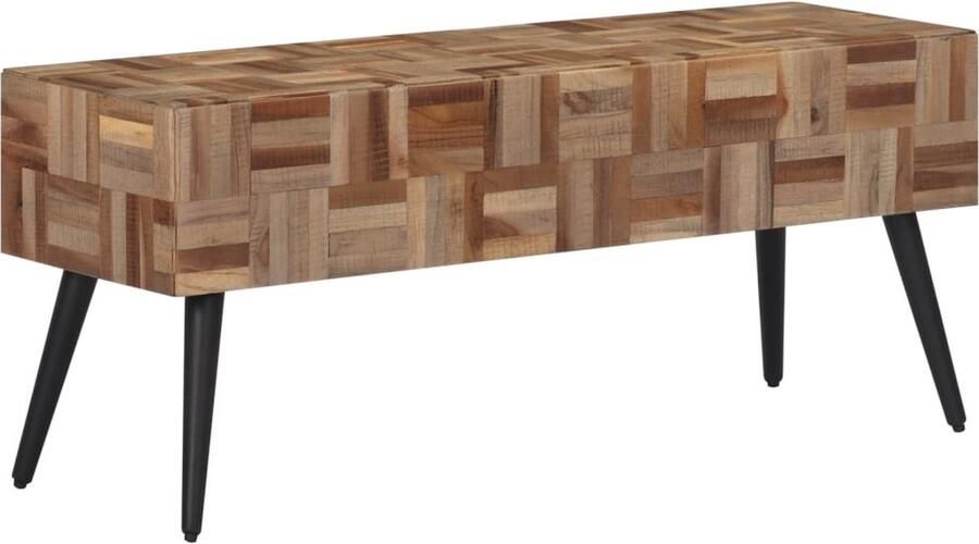 VidaXL Bankje 110x35x45 cm massief gerecycled teakhout - Foto 3