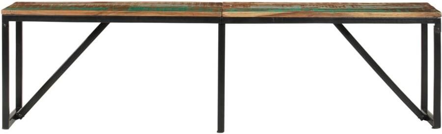 VidaXL Vintage Bank Banken Bankje 160x35x46 cm massief gerecycled hout Industriële Bank Bankje Salontafel