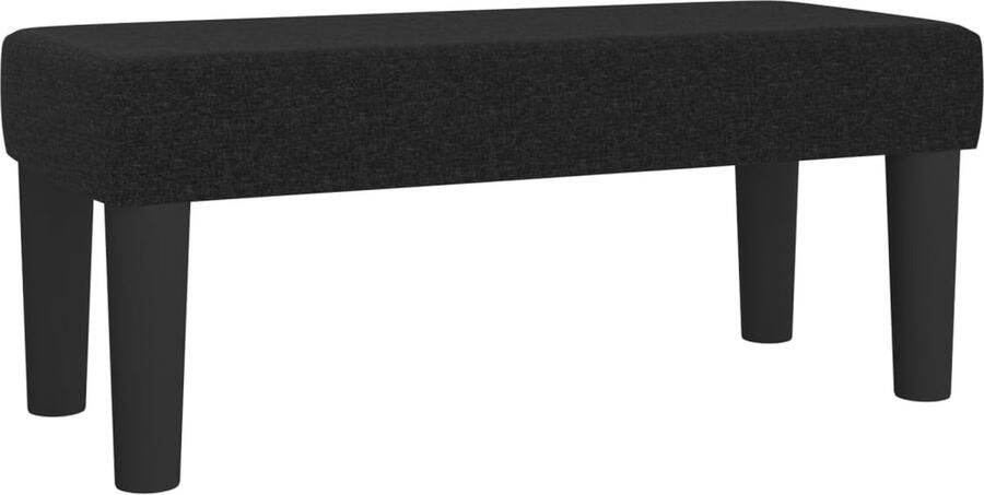 VidaXL Bankje 70x30x30 cm Zwart Stof Zwarte Bank Bankje Kopen Stoffen Bank Multifunctionele Bank Salontafel