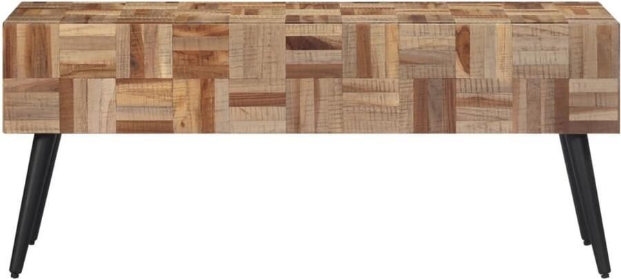 VidaXL Bankje 110x35x45 cm massief gerecycled teakhout Bankje Bankjes Halbankje Gangbankje