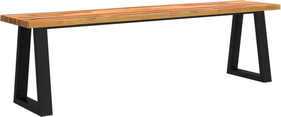 VidaXL -Bankje-met-natuurlijke-rand-160-cm-massief-acaciahout