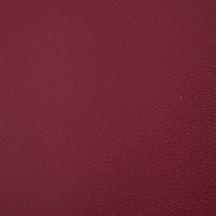 VidaXL Bankje met Opbergvak 116 cm Wijnrood Kunstleer Opslagbanken Bankje Met Opbergruimte Woonaccessoires Stoffen Bankjes Rode Bankjes Vintage Meubels Kleine Bankjes - Foto 2