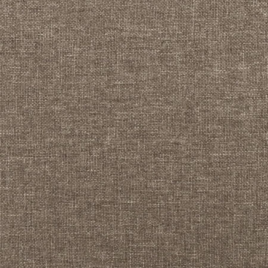 VidaXL Bankje Taupe 100x30x30 cm Stof Tuinbank Bankje Stoffen Bank Buitenbank Lounge Bank Terras Meubilair Taupe Bank Comfortabel Bankje Compact Bankje