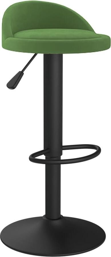 VidaXL -Barkruk-fluweel-donkergroen