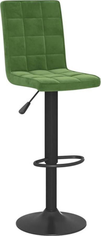 VidaXL -Barkruk-fluweel-donkergroen