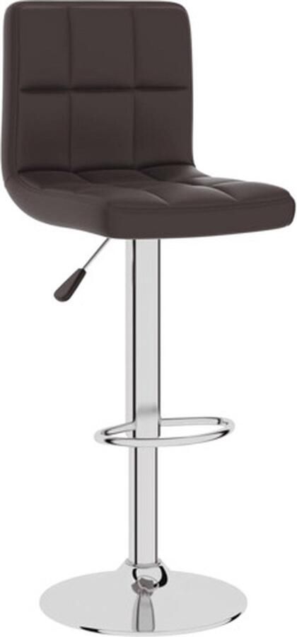 VidaXL Barkruk kunstleer bruin