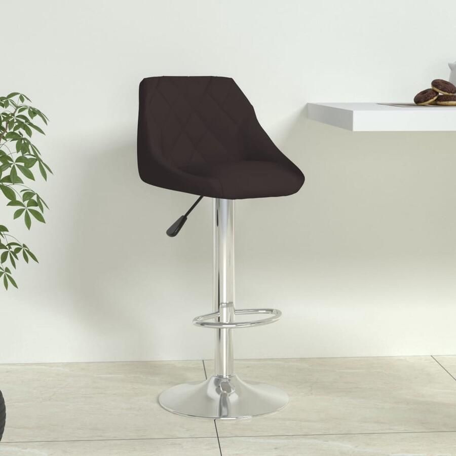 VidaXL Barkruk Kunstleer Zwart Verstelbaar 1 stuk Barkruk Barstoelen Zware Barkruk Industriële Barkruk Hoge Barkruk - Foto 2