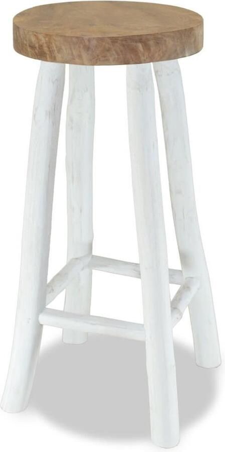 VidaXL -Barkruk-massief-teakhout - Foto 3